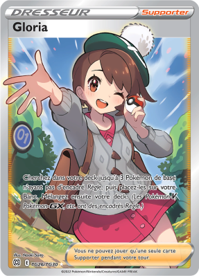 Carte Pokémon Gloria TG26/TG30 Trainer Gallery Stars Étincelantes