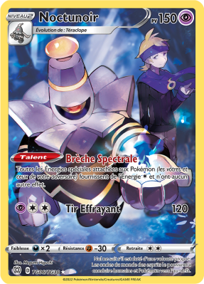 Carte Pokémon Noctunoir TG06/TG30 Trainer Gallery Stars Étincelantes