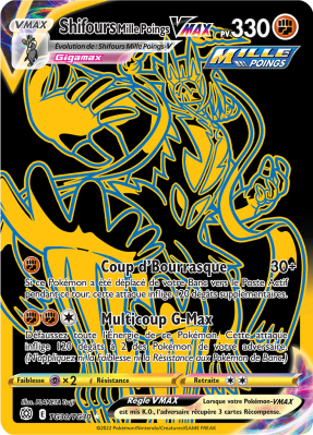 Carte Pokémon Shifours Mille Poings-VMAX TG30/TG30 Trainer Gallery Stars Étincelantes