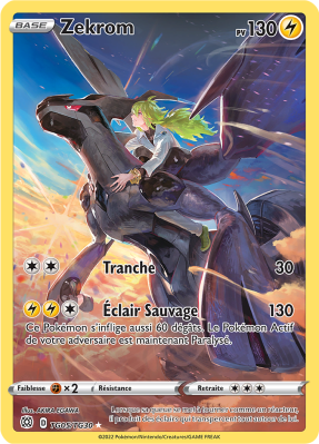 Carte Pokémon Zekrom TG05/TG30 Trainer Gallery Stars Étincelantes
