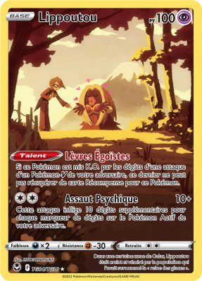 Carte Pokémon Lippoutou TG04/TG30 Trainer Gallery Tempête Argentée