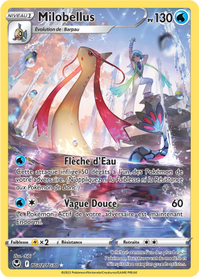 Carte Pokémon Milobellus TG02/TG30 Trainer Gallery Tempête Argentée