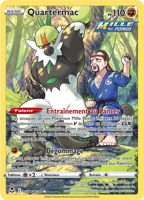 Carte Pokémon Quartermac TG08/TG30 Trainer Gallery Tempête Argentée