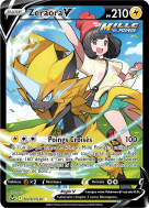 Carte Pokémon Zeraora-V TG16/TG30 Trainer Gallery Tempête Argentée