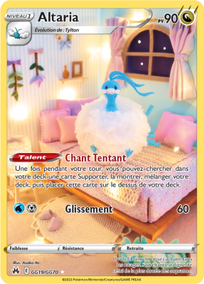 Carte Pokémon Altaria GG19/GG70 Trainer Gallery Zénith Suprême