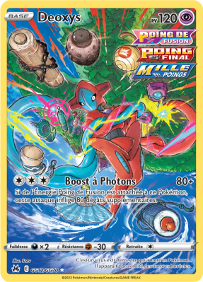 Carte Pokémon Deoxys GG12/GG70 Trainer Gallery Zénith Suprême
