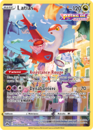 Carte Pokémon Latias GG20/GG70 Trainer Gallery Zénith Suprême