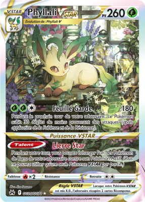Carte Pokémon Phyllali-VSTAR GG35/GG70 Trainer Gallery Zénith Suprême