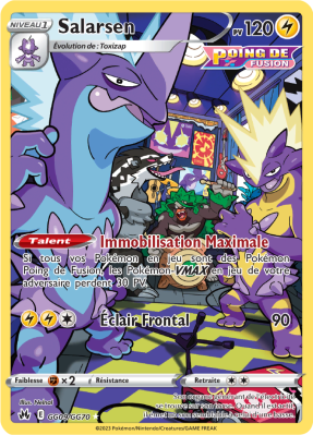 Carte Pokémon Salarsen GG09/GG70 Trainer Gallery Zénith Suprême
