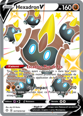 Carte Pokémon Hexadron-V SV115/SV122 Ultra Rare Destinées Radieuses
