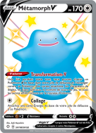 Carte Pokémon Métamorph-V SV118/SV122 Ultra Rare Destinées Radieuses