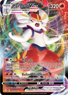Carte Pokémon Pyrobut-VMAX 019/072 Ultra Rare Destinées Radieuses