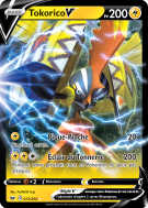 Carte Pokémon Tokorico-V 072/202 Ultra Rare Épée et Bouclier (JCC)
