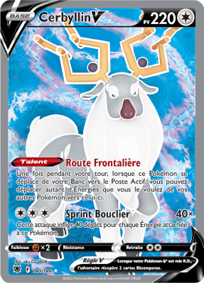Carte Pokémon Cerbyllin-V 180/189 Ultra Rare Astres Radieux