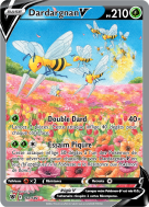 Carte Pokémon Dardargnan-V 161/189 Ultra Rare Astres Radieux
