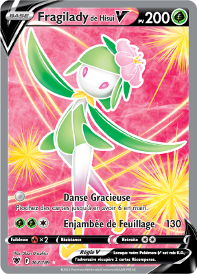 Carte Pokémon Fragilady de Hisui-V 162/189 Ultra Rare Astres Radieux