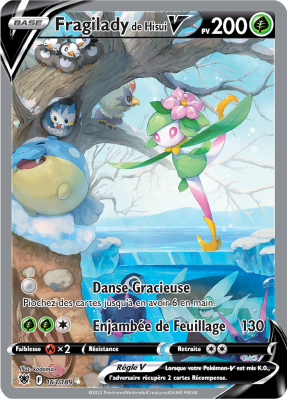 Carte Pokémon Fragilady de Hisui-V 163/189 Ultra Rare Astres Radieux