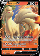 Carte Pokémon Feunard-V 026/192 Ultra Rare Clash des Rebelles