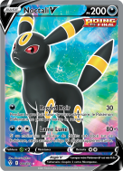Carte Pokémon Noctali-V 188/203 Ultra Rare Évolution Céleste
