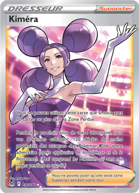 Carte Pokémon Kiméra 191/196 Ultra Rare Origine Perdue