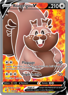 Carte Pokémon Rongrigou-V 256/264 Ultra Rare Poing de Fusion