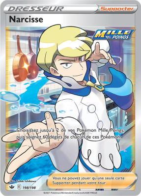 Carte Pokémon Narcisse 198/198 Ultra Rare Règne de Glace