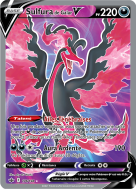 Carte Pokémon Sulfura de Galar-V 176/198 Ultra Rare Règne de Glace
