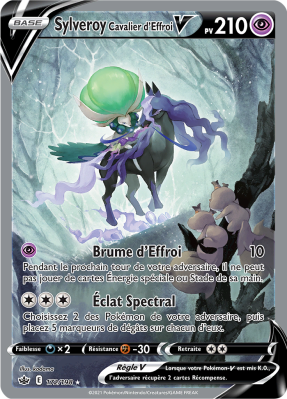 Carte Pokémon Sylveroy Cavalier d'Effroi-V 172/198 Ultra Rare Règne de Glace
