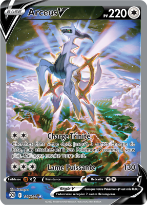 Carte Pokémon Arceus-V 166/172 Ultra Rare Stars Étincelantes