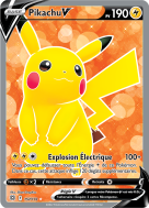 Carte Pokémon Pikachu-V 157/172 Ultra Rare Stars Étincelantes