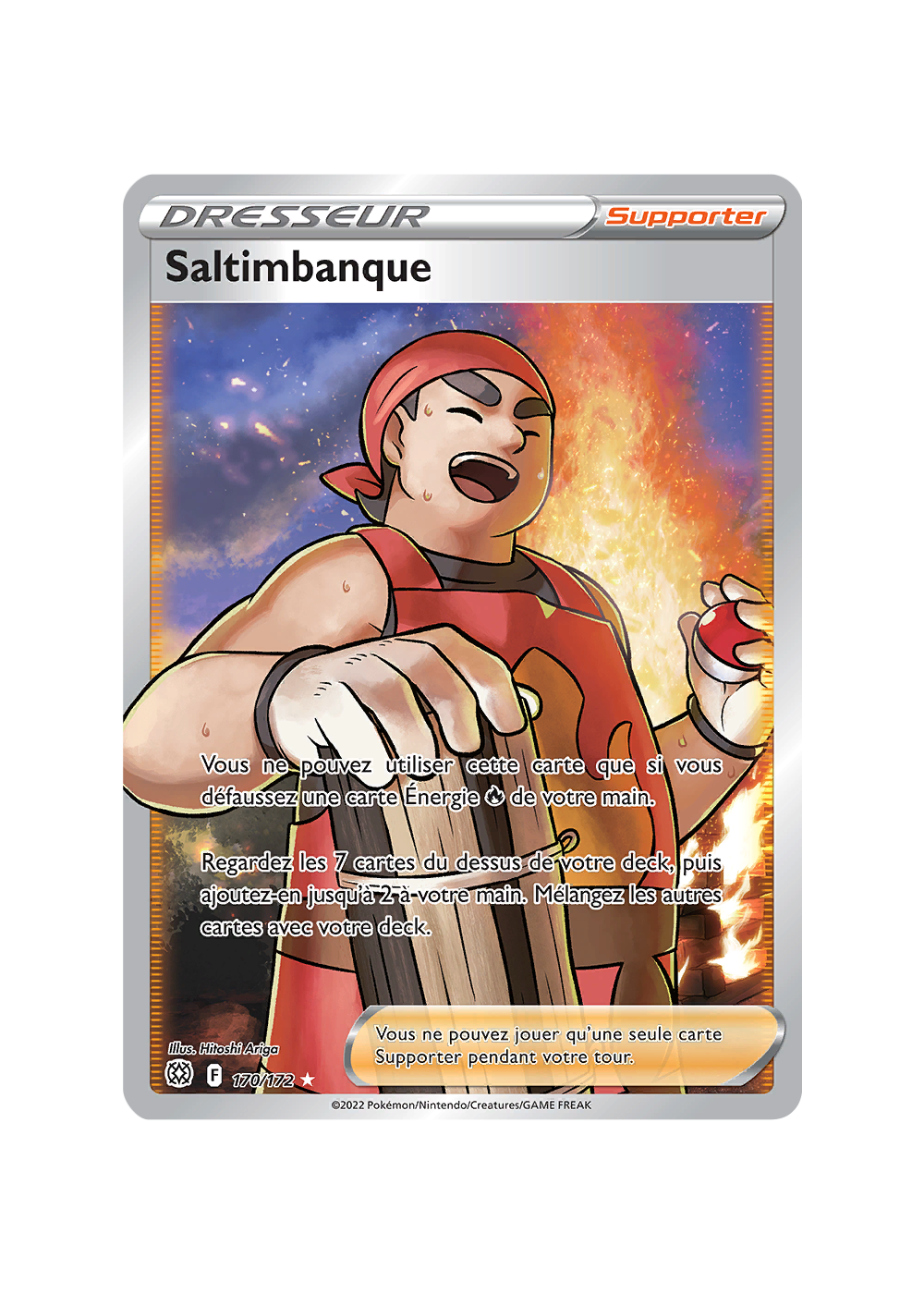 Carte Pokémon Saltimbanque 179/172 de la série Stars Étincelantes en vente au meilleur prix