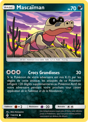 Carte Pokémon Mascaïman 114/214 Commune Alliance Infaillible