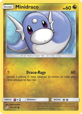 Carte Pokémon Minidraco 116/181 Commune Duo de Choc