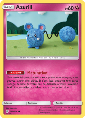 Carte Pokémon Azurill 146/236 Commune Éclipse Cosmique