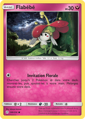 Carte Pokémon Flabébé 149/236 Commune Éclipse Cosmique