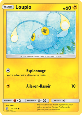 Carte Pokémon Loupio 71/236 Commune Éclipse Cosmique