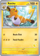 Carte Pokémon Raichu  Aucune Mon premier combat