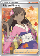 Carte Pokémon Fille en Kimono 190/195 Ultra Rare Tempête Argentée