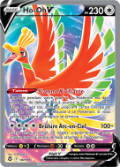 Carte Pokémon Ho-Oh-V 187/195 Ultra Rare Tempête Argentée