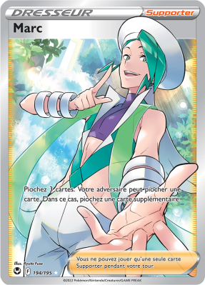 Carte Pokémon Marc 194/195 Ultra Rare Tempête Argentée