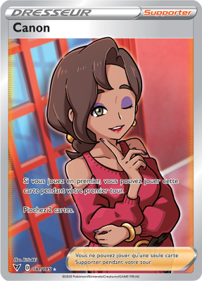 Carte Pokémon Canon 181/185 Ultra Rare Voltage Éclatant