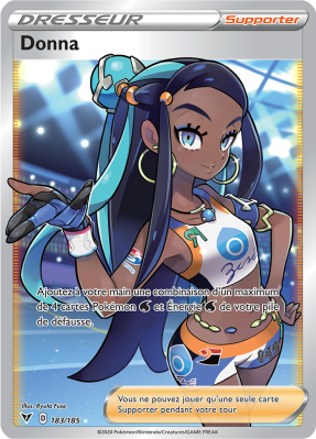 Carte Pokémon Donna 183/185 Ultra Rare Voltage Éclatant