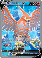 Carte Pokémon Flambusard-V 168/185 Ultra Rare Voltage Éclatant