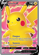 Carte Pokémon Pikachu-V 170/185 Ultra Rare Voltage Éclatant