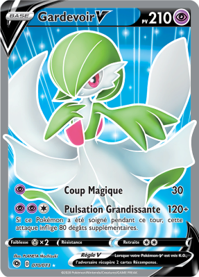 Carte Pokémon Gardevoir-V 070/073 Ultra Rare La Voie du Maître