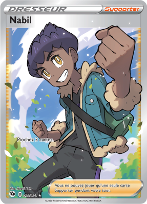 Carte Pokémon Nabil 073/073 Ultra Rare La Voie du Maître