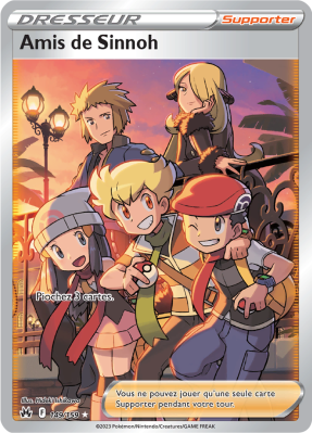 Carte Pokémon Amis de Sinnoh 149/159 Ultra Rare Zénith Suprême