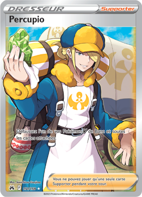 Carte Pokémon Percupio 151/159 Ultra Rare Zénith Suprême