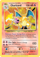 Carte Pokémon Charizard 003/034 Aucune Pokémon Trading Card Game Classic