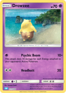 Carte Pokémon Drowzee 011/034 Aucune Pokémon Trading Card Game Classic